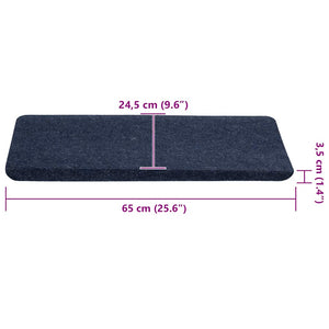 Selbstklebende Stufenmatten, 30er Set, Blau