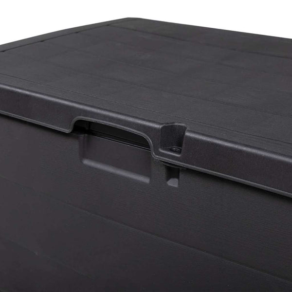 Garten Lagerbox Anthrazit Kunststoff 77,5 cm