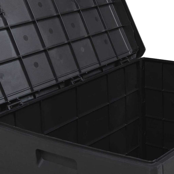 Garten Lagerbox Anthrazit Kunststoff 77,5 cm