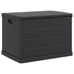 Garten Lagerbox Anthrazit Kunststoff 77,5 cm