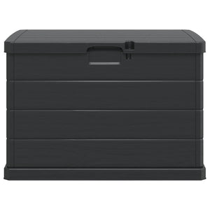 Garten Lagerbox Anthrazit Kunststoff 77,5 cm