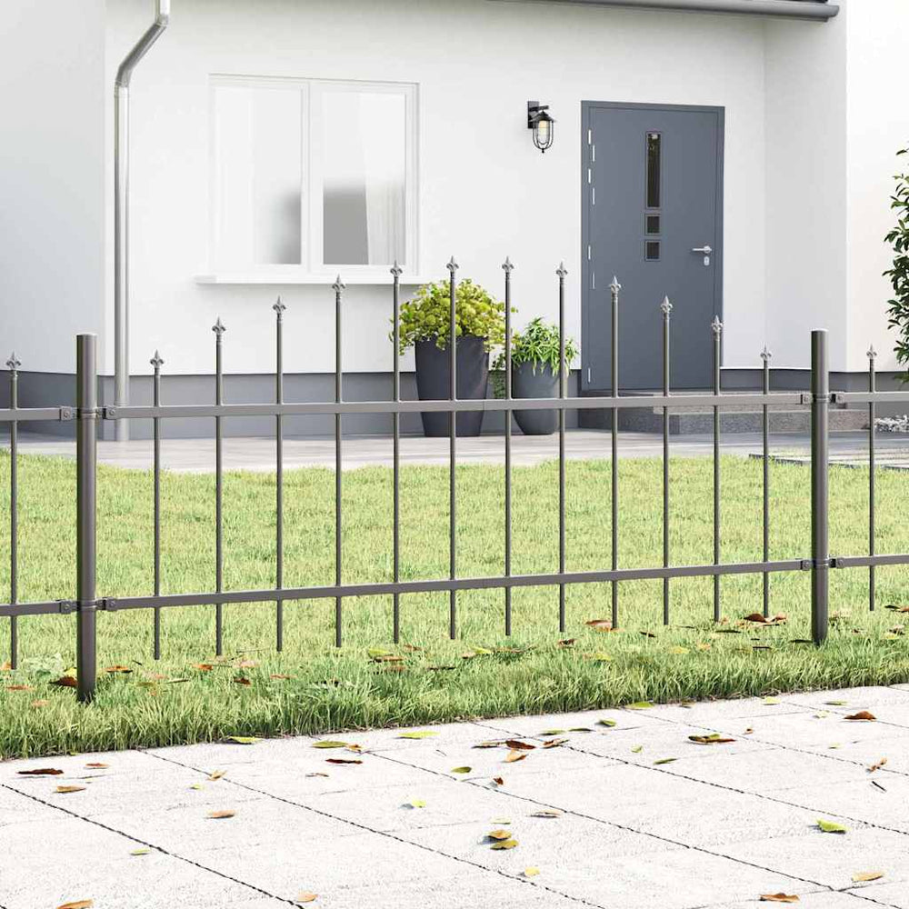 vidaXL Garden Fence Woerden 5 pcs Grey