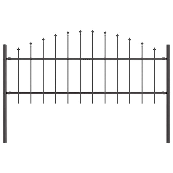 Gartenzaun Woerden, 6er Set, Grau