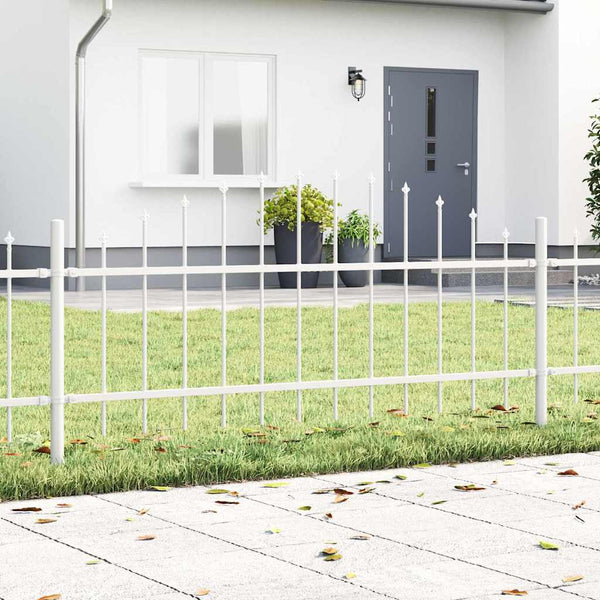 Gartenzaun Woerden, 4er Set, Weiß