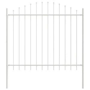 Weißer Gartenzaun 4er Set 170x165cm