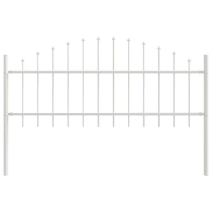 vidaXL Clôture de jardin Woerden 5 pcs blanc