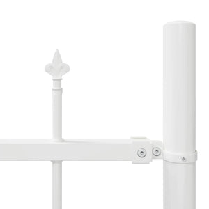 Gartenzaun Set Weiß, 5-teilig, 170x190cm