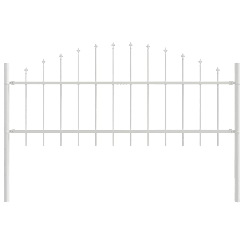 vidaXL Clôture de jardin Woerden 6 pcs Blanc
