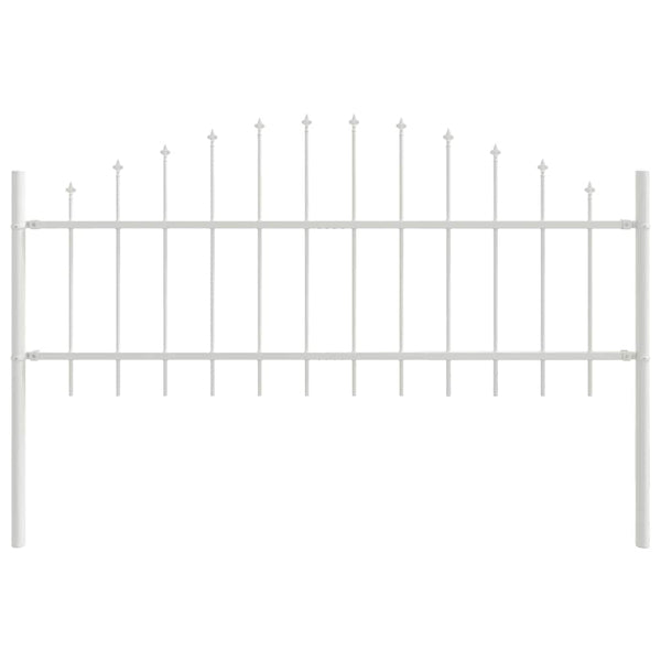 vidaXL Clôture de jardin Woerden 8 pcs Blanc