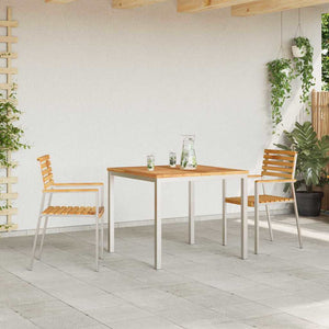 3-teilige Garten Essgruppe Teakholz