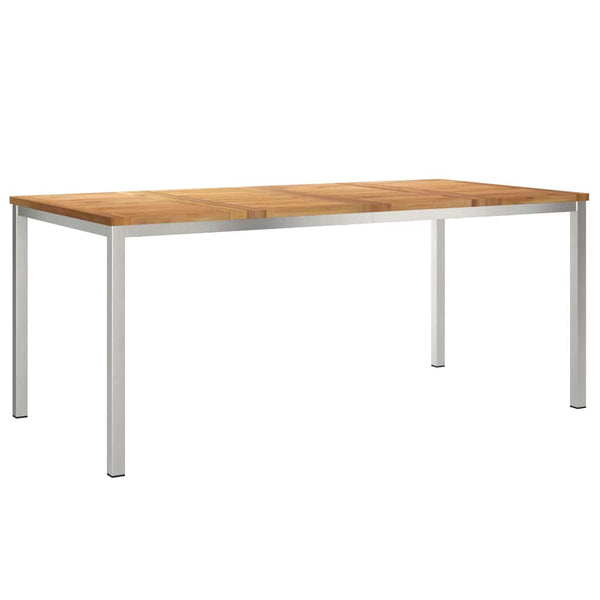 Teak Gartentisch Set 5-teilig Braun