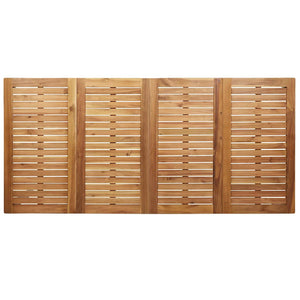 Teak Gartentisch Set 5-teilig Braun
