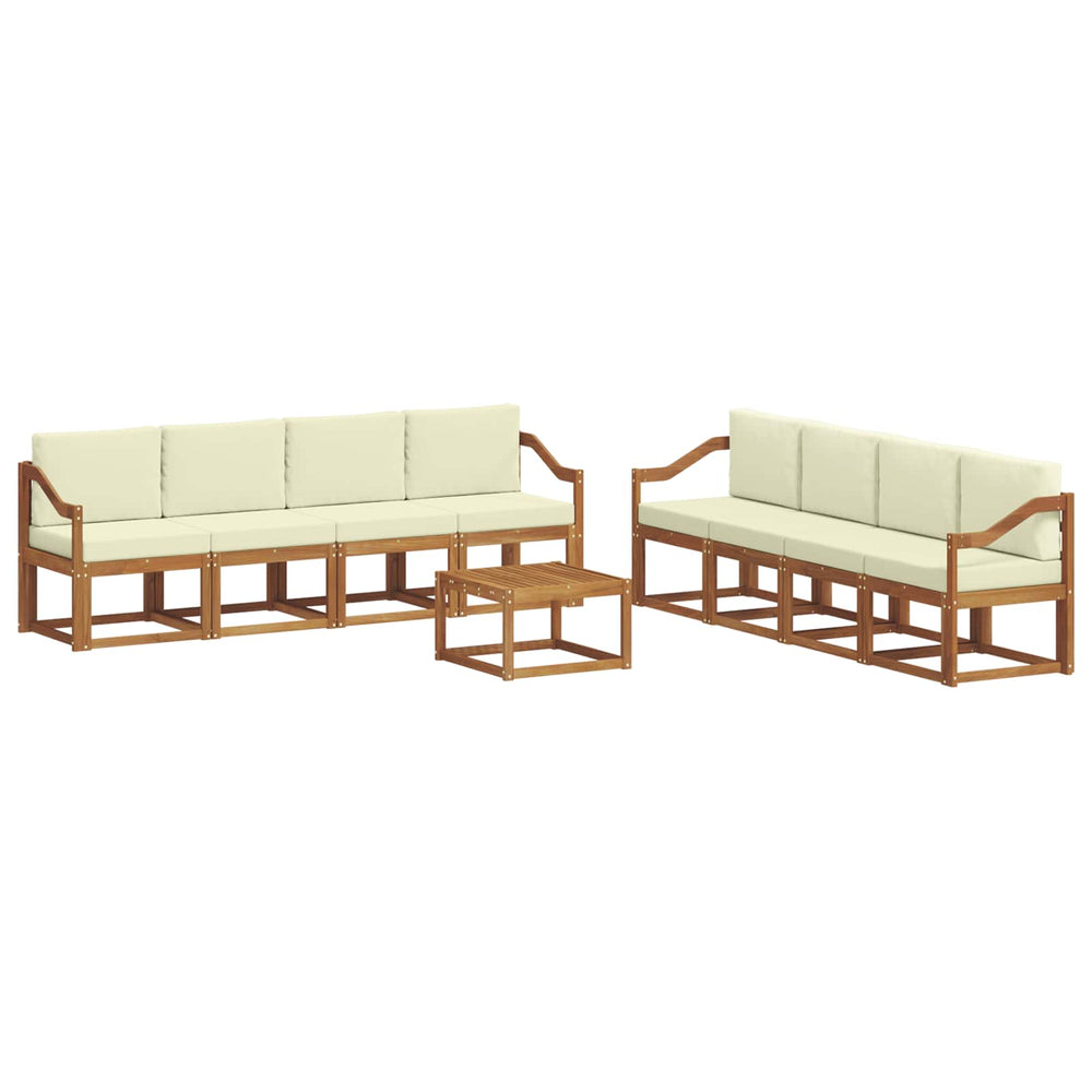 9-teilige Outdoor-Sofagarnitur Akazie