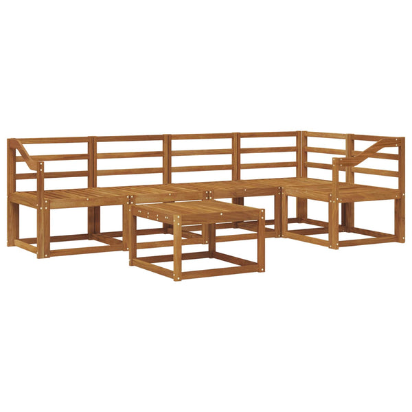 Akazie Massivholz Gartenmöbel Set 6-teilig