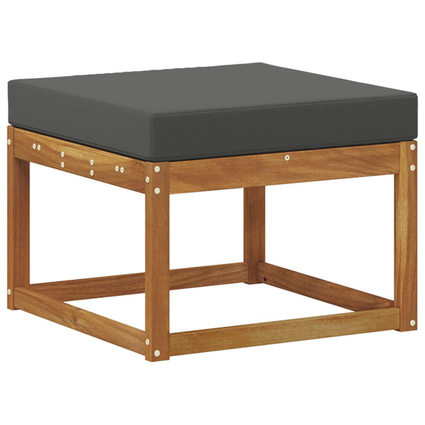 Outdoor Sofagarnitur 6-teilig Holzwerkstoff Natur/Anthrazit