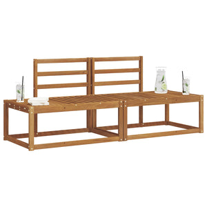 2-teiliges Outdoor-Sofa-Set Natur