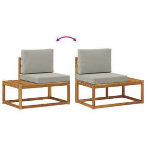 Outdoor Sofagarnitur mit Kissen, 5-teilig