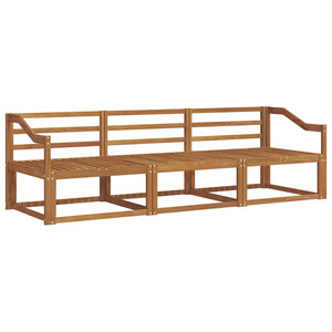 3-teilige Outdoor Sofagarnitur Akazie Massivholz