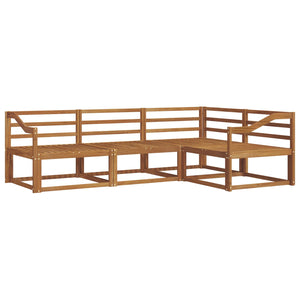 Outdoor Sofa Set Akazie Massivholz 4-teilig