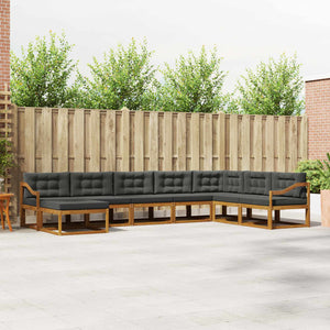 Outdoor Sofa Set mit Kissen, 8-teilig