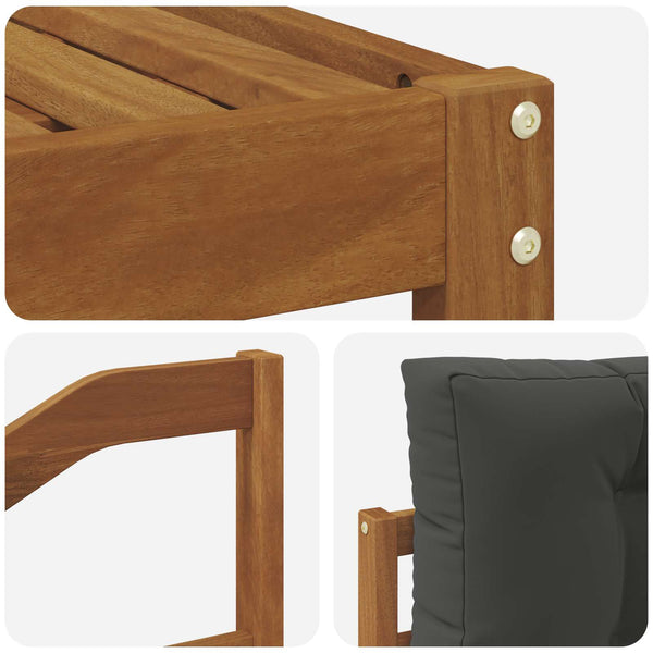 Outdoor Sofagarnitur mit Kissen 9-teilig