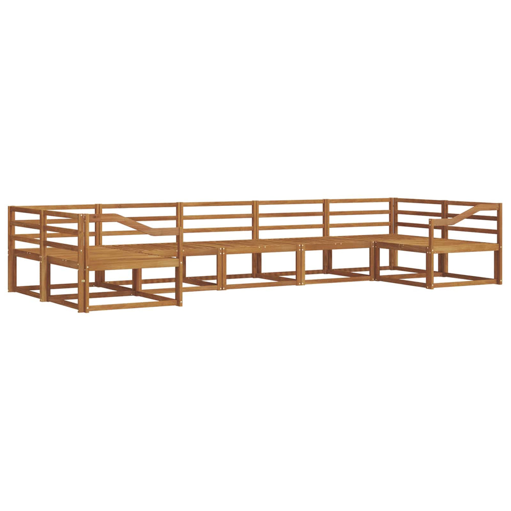 7-teilige Outdoor-Sofagarnitur aus Akazienholz