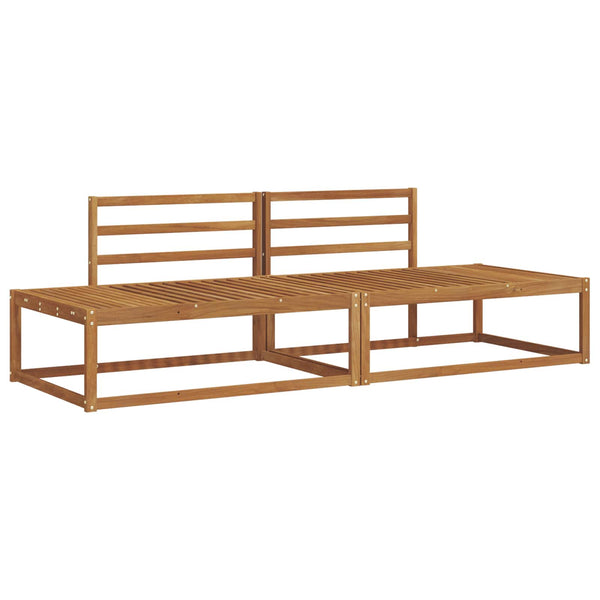 2-teiliges Outdoor-Sofa-Set aus Akazienholz