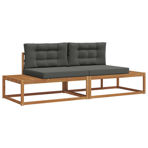 Outdoor Sofa Set mit Kissen, Akazie