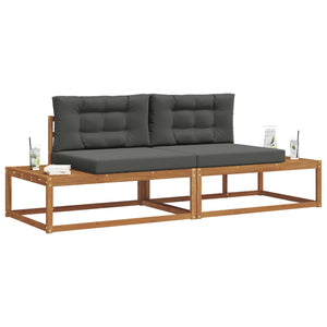 Outdoor Sofa Set mit Kissen, Akazie