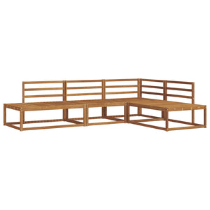 Outdoor Sofa Set Akazie Massivholz 4-teilig