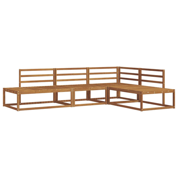 Outdoor Sofa Set Akazie Massivholz 4-teilig