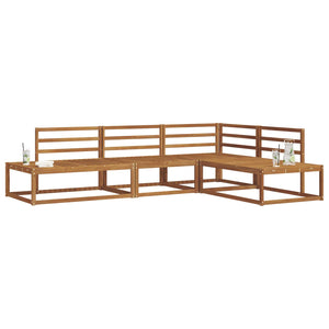 Outdoor Sofa Set Akazie Massivholz 4-teilig