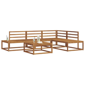 Outdoor Sofa Set Akazie Massivholz 5-teilig