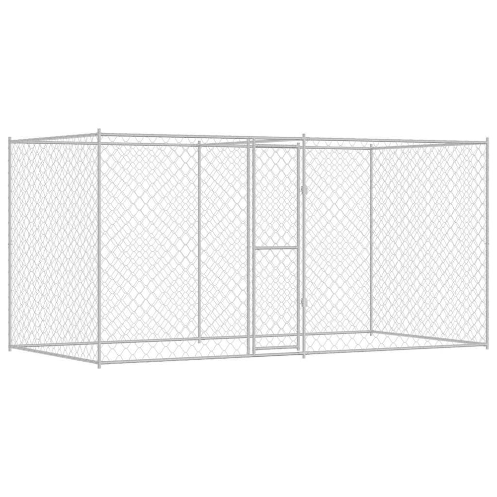 Hundekäfig, Verzinkter Stahl, 400cm