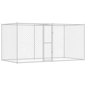 Hundekäfig, Verzinkter Stahl, 400cm
