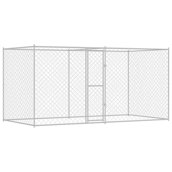 Hundekäfig, Verzinkter Stahl, 400cm