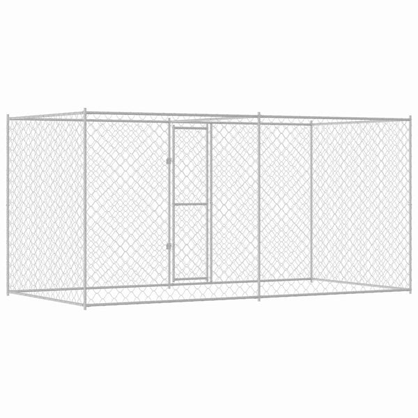 Hundekäfig, Verzinkter Stahl, 400cm