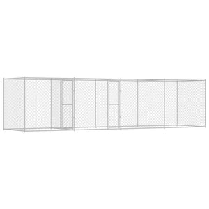 Hundekäfig Silber Verzinkt 800x200x200cm