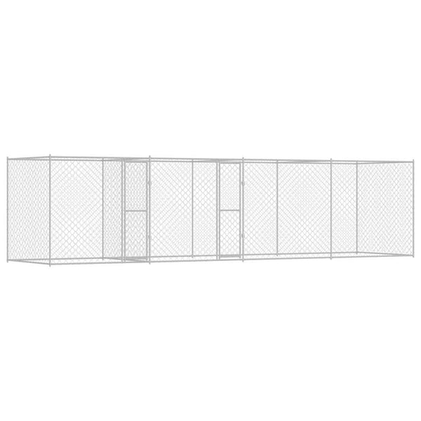 Hundekäfig Silber Verzinkt 800x200x200cm