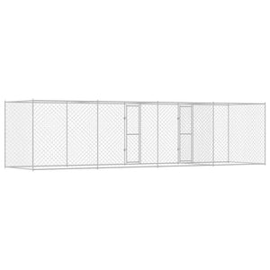 Hundekäfig Silber Verzinkt 800x200x200cm