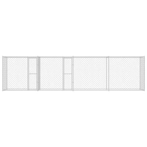 Hundekäfig Silber Verzinkt 800x200x200cm
