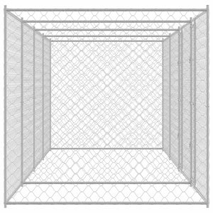Hundekäfig Silber Verzinkt 800x200x200cm