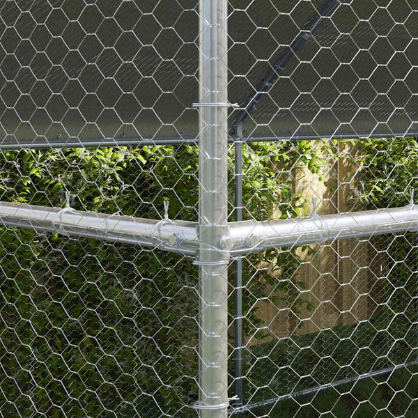Hühnerkäfig 3er Set, Verzinkt, 600cm