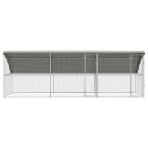 Hühnerkäfig 3er Set, Verzinkt, 600cm