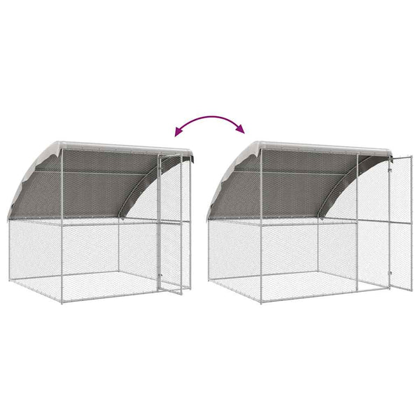 Hühnerkäfig 3er Set, Verzinkt, 600cm