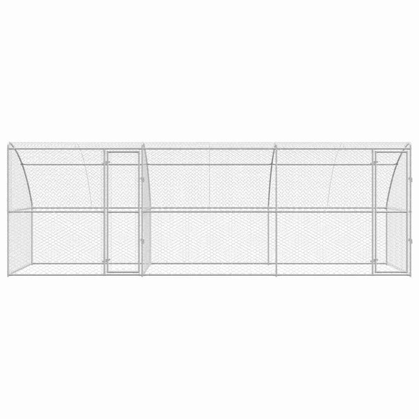 Hundekäfig 3er Set, Verzinkter Stahl 6x2x2m