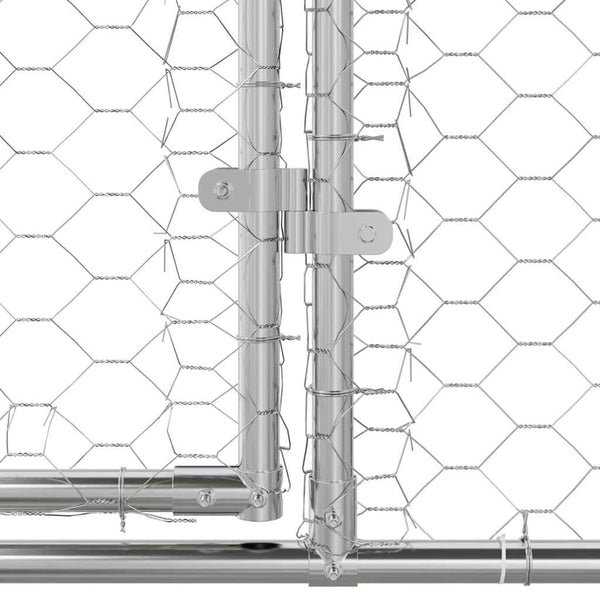 Hundekäfig 8x2x2m Verzinkt