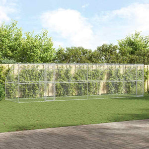 Hundekäfig 8x2x2m Verzinkt
