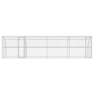 Hundekäfig 8x2x2m Verzinkt