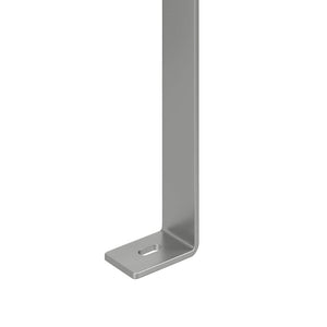 Edelstahl Kaminhaube Silber 40x40